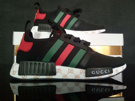 adidas nmd gucci black running shoes